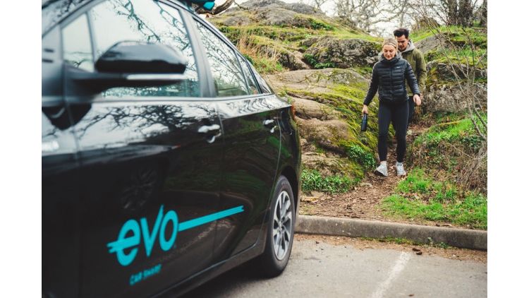 Evo carsharing allows people to get out and experience the great outdoors.